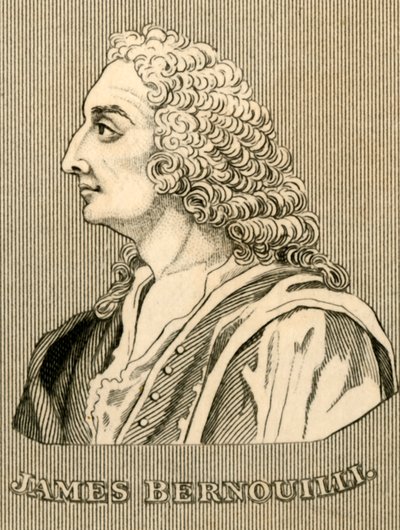 詹姆斯·伯努利（James Bernouilli），1654-1705，1830年。 作者 不明