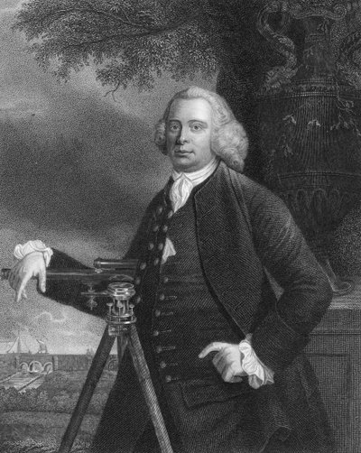 詹姆斯·布里恩德利（James Brindley），英国土木工程师和运河建设者，c1770 1835 作者 不明
