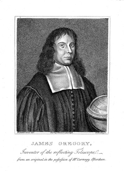 詹姆斯·格雷戈里（James Gregory），17世纪的苏格兰数学家和天文学家 作者 不明