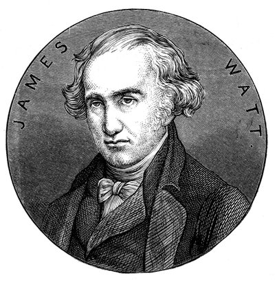 詹姆斯·瓦特（James Watt），苏格兰工程师和发明家，1876年 作者 不明