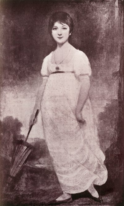 简·奥斯丁，约c1789，1919年 作者 不明