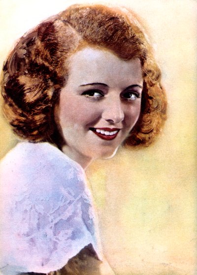 简妮·盖诺（Janet Gaynor），美国女演员，1934-1935年 作者 不明