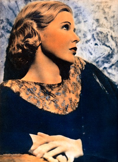 美国女演员让·缪尔（Jean Muir），1934-1935年 作者 不明