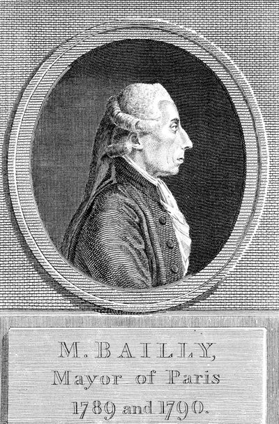 Jean Sylvain Bailly 1736-1793，法国天文学家，作家和政治家 作者 不明