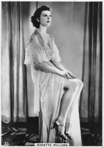 珍妮特·威廉姆斯（Jeanette Williams），c1938年 作者 不明