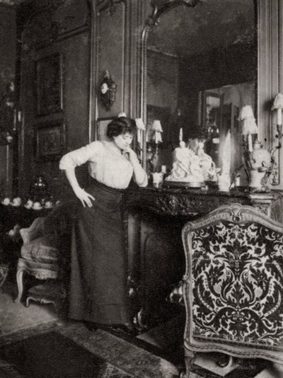 珍妮·朱莉娅·巴特（Jeanne Julia Bartet），法国女演员，1901年 作者 不明