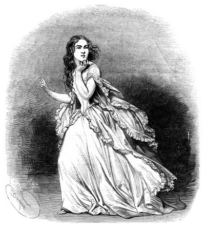 珍妮·林德（Jenny Lind），女高音，被称为瑞典夜莺，1848年 作者 不明