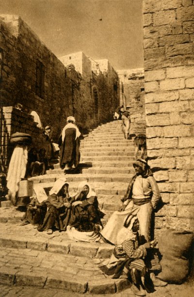 耶路撒冷-大街，c1918-c1939。 作者 不明