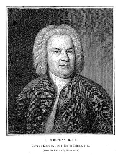 约翰·塞巴斯蒂安·巴赫（Johann Sebastian Bach）1685-1750年，德国作曲家和管风琴家，1746年 作者 不明