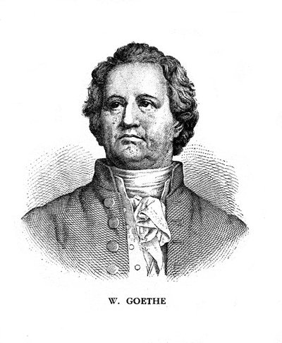 约翰·沃尔夫冈·冯·歌德（Johann Wolfgang von Goethe），德国诗人，戏剧家和科学家，十九世纪 作者 不明