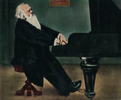 约翰内斯·勃拉姆斯（Johannes Brahms）1833-1897，1934年。 作者 不明