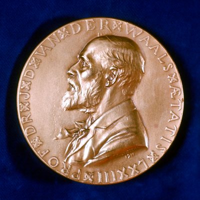 荷兰物理学家Johannes Diderik van der Waals 作者 不明