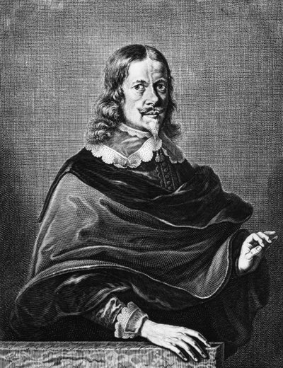 约翰尼斯·赫维留斯（Johannes Hevelius），德国天文学家，1673年 作者 不明