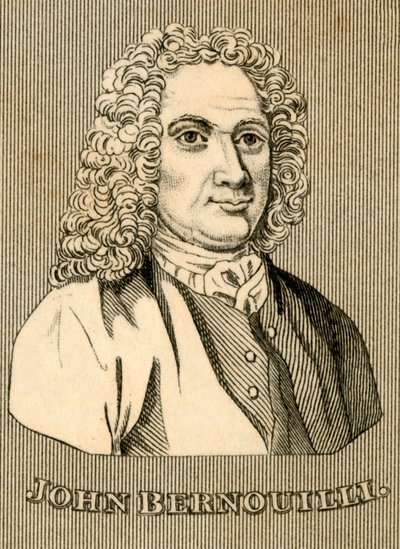 约翰·伯努利（John Bernouilli），1667-1748年，1830年。 作者 不明