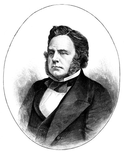 约翰·布莱特（John Bright），英国激进和自由政治家，1857年，c1888年 作者 不明
