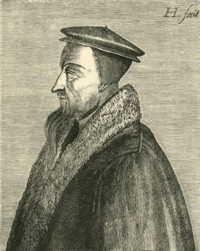 约翰·加尔文（John Calvin），c1540-1560，1890年。 作者 不明