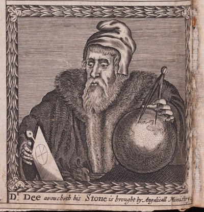 约翰·迪（John Dee）来自：1659年《 Inspirati》勋章 作者 不明