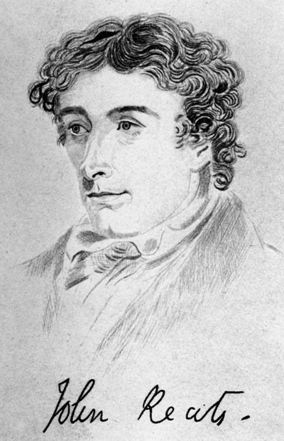 约翰·济慈（John Keats），英国诗人，1912年 作者 不明