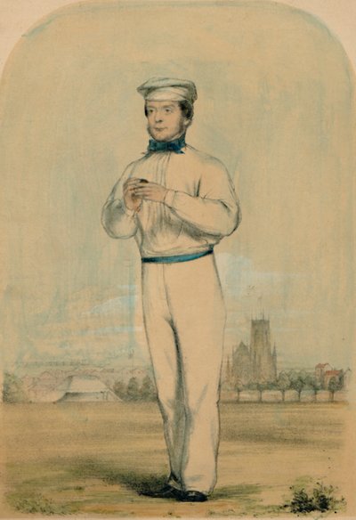 约翰·威斯登（John Wisden），大约1850年代。 作者 不明
