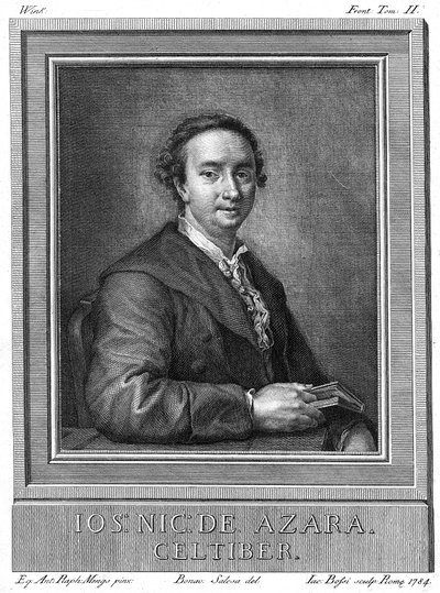 何塞·尼古拉斯·德·阿萨拉（Jose Nicolas de Azara）1731-1804年，西班牙外交官和艺术与文学赞助人，1784年 作者 不明