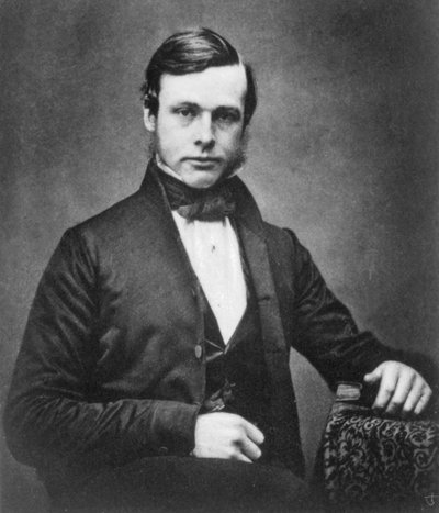 约瑟夫·李斯特（Joseph Lister），英国外科医生和防腐外科先驱，c1855 作者 不明