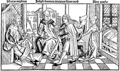约瑟夫诠释法老的梦想，1493年 作者 不明