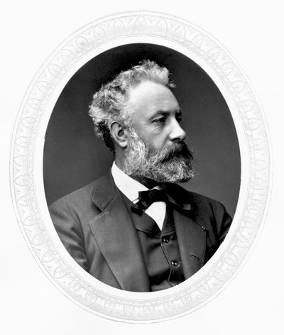 朱尔斯·凡尔纳（Jules Verne），法国冒险和科幻小说作家，c1880 作者 不明