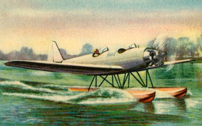 1932年的Junkers L 50 Junior水上飞机。 作者 不明