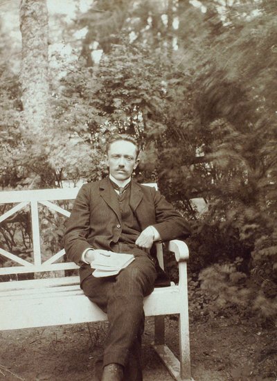 二十世纪初，立陶宛诗人Jurgis Baltrusaitis 作者 不明