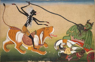 攻击Nisumbha时间，C。 1740。 作者 不明