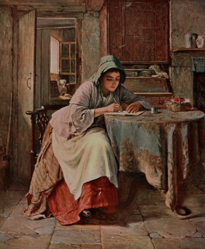 凯蒂·莱特（Katies Letter），1875年，c1902。 作者 不明