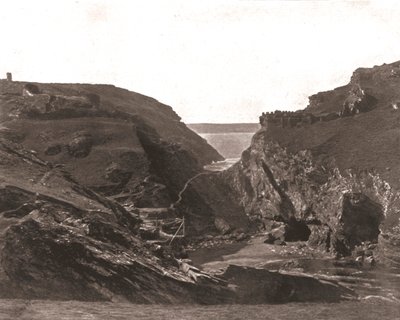 亚瑟王城堡，廷塔杰尔，康沃尔，1894年。 作者 不明