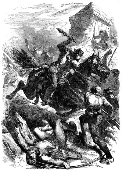 1296年，英国爱德华一世国王在贝里克 作者 不明
