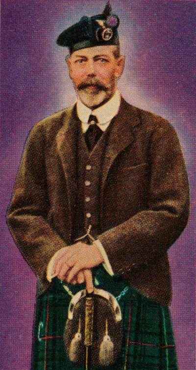 乔治五世（King George V）身穿高地连衣裙，1935 作者 不明
