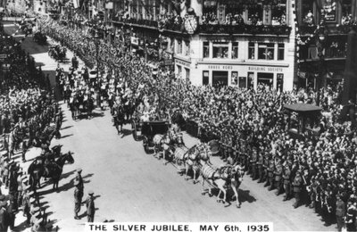 1935年5月6日，伦敦国王乔治VS银禧纪念日 作者 不明