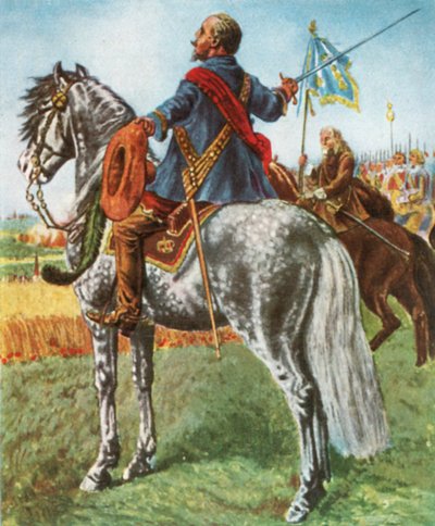 瑞典国王古斯塔夫·阿道夫斯（Gustavus Adolphus），1936年。 作者 不明