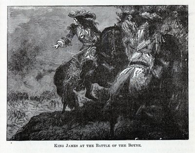 詹姆斯·金（James King）在博因战役中的战斗，1882年 作者 不明