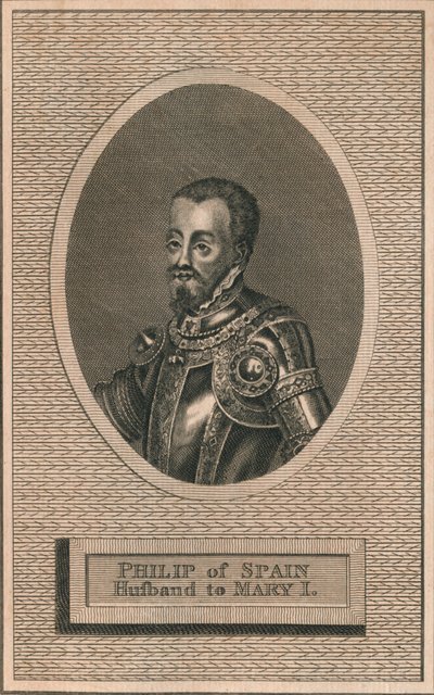 西班牙国王菲利普二世，1793年玛丽一世女王的丈夫 作者 不明