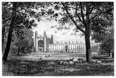 剑桥大学国王学院，1900年 作者 不明