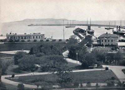 金斯敦（Kingstown）-海港全景，1895年 作者 不明