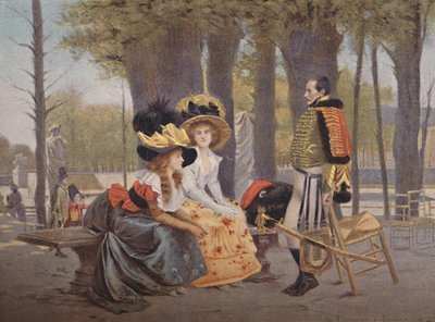 La Causerie。 -1793年在巴黎生活，1896年 作者 不明