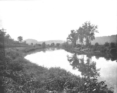 拉科尔（La Colle）向西看，宾夕法尼亚州的铁路，美国，c1900年。 作者 不明