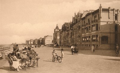 堤防，海滨长廊，约于1900年。 作者 不明
