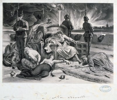 永恒的正义，法普战争，1870-1871年。 作者 不明