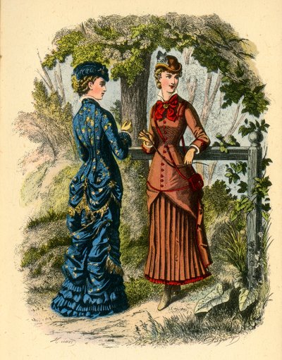 La Mode Illustree，1880年，1943年。 作者 不明