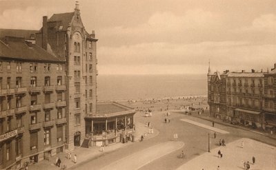 拉广场广场（La Place Publique），城镇广场，1900年左右。 作者 不明