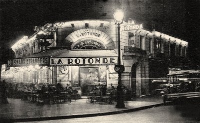 La Rotonde, Boulevard du Montparnasse, c. 1925. 作者 不明
