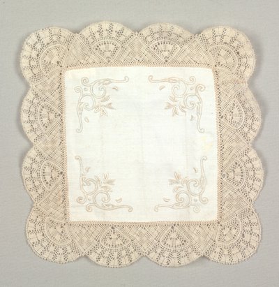 蕾丝，十九世纪。 作者 不明
