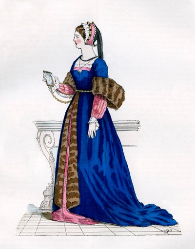 法国弗朗西斯一世宫廷的女士，16世纪1882-1884年 作者 不明