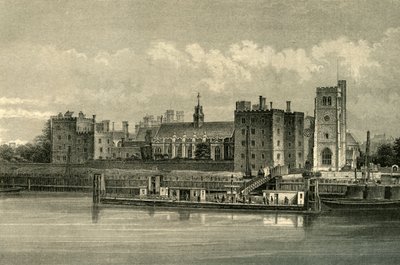 兰贝斯宫，约1878年。 作者 不明